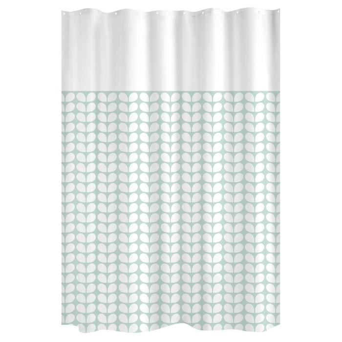 GELCO DESIGN Rideau de douche - 180x200 cm - Motif anna aqua