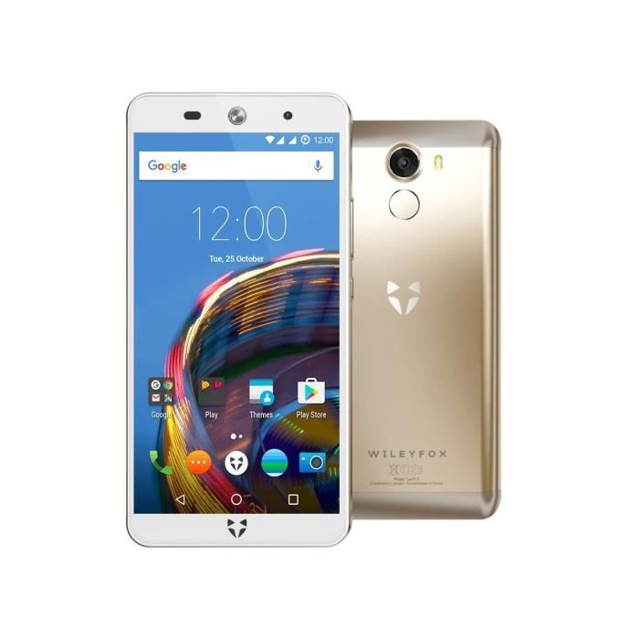 WILEYFOX Swift 2 Plus 32 Go Champagne Doré
