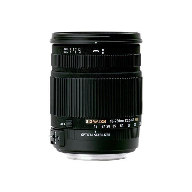 Objectif DC   18 250mm F3,5 6,3 OS monture Sigma   Sigma DC 3,5 6,3/18