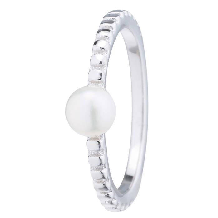 NACRE DE PERLE Bague Argent 925° Femme