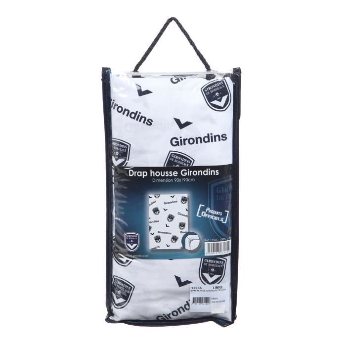FCGB Drap housse girondins - 90x190cm