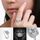 Femmes Shinning Argent 925 Zircon Big Square Doigt