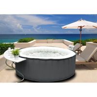 SPA COMPLET - KIT SPA Spa gonflable à bulles - 4 personnes - L 180 x H 7 SPA COMPLET - KIT SPA Spa gonflable à bulles - 4 personnes - L 180 x H 7