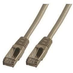 MCL Cordon de brassage - RJ45 CAT6 A F/UTP - 10 m - Gris
