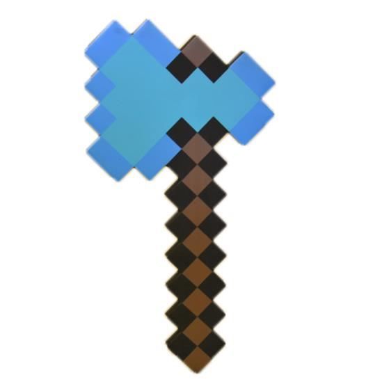 Minecraft EVA diamant Hache jouet Props Modèle Diamond Axe 