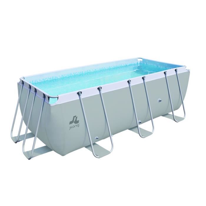 Piscine Hors Sol Tubulaire Passaat Jilong 400x207x122cm Gris