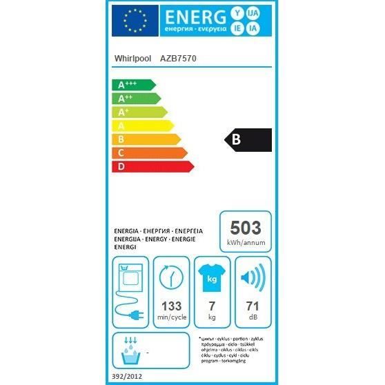 Whirlpool AZB 7570 - SECHE-LINGE A CONDENSATI2