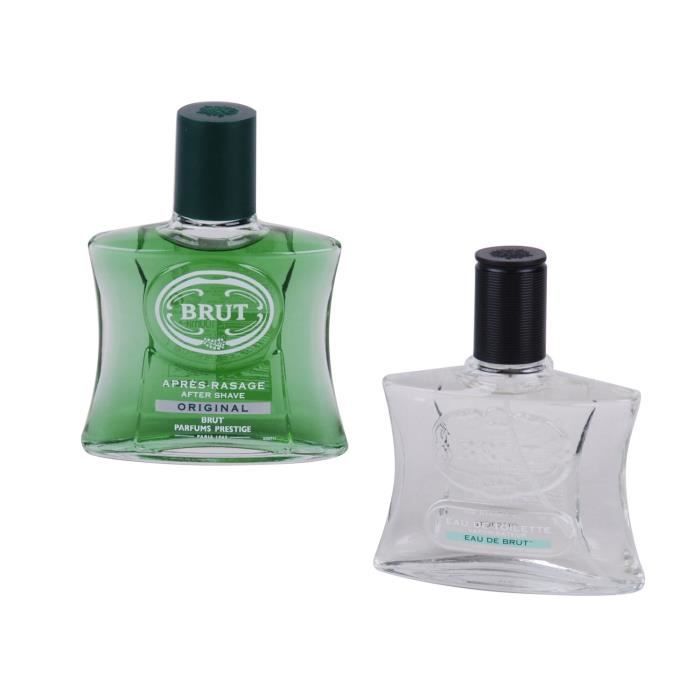 Coffret Eau De Toilette Et Après Rasage Brut Original 100 Ml