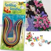 JEU DE ORIGAMI . Set de 280 bandelettes de papier Quilling,14 cou JEU DE ORIGAMI . Set de 280 bandelettes de papier Quilling,14 cou