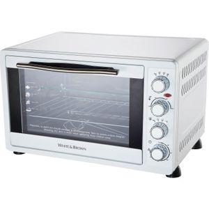 MINI-FOUR - RÔTISSOIRE WHITE & BROWN MF 63-Mini four-55 L-2200 W-Voûte, s