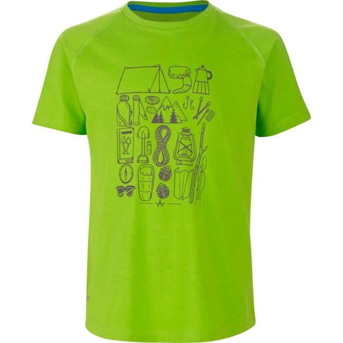 WANABEE T-shirt Elgon Evo - Enfant garçon - Vert