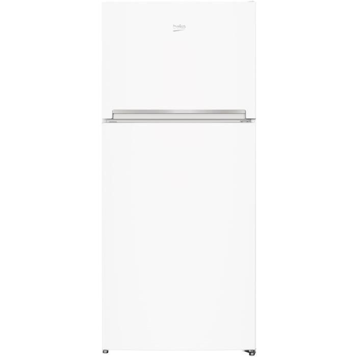 BEKO - RDSE450K20W - Réfrigérateur double porte - 389L (292L + 97L) - Froid Brassé - A+ - L70cm x H170,5cm - Blanc