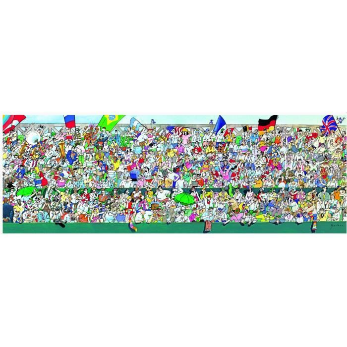 MERCIER Puzzle 1000 pièces Sports Fans Blachon - 94,5 x 32,6 cm