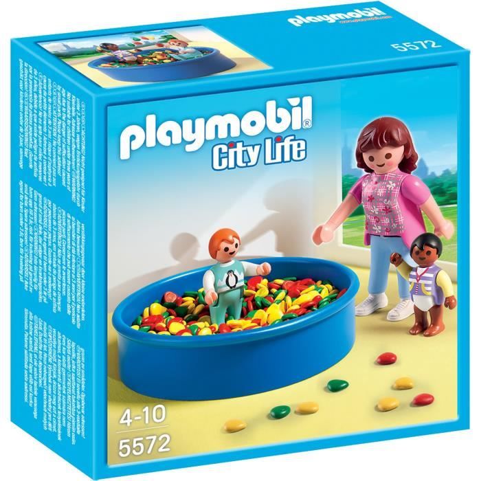 PLAYMOBIL 5572 - City Life - Piscine à Balles pour Bébés
