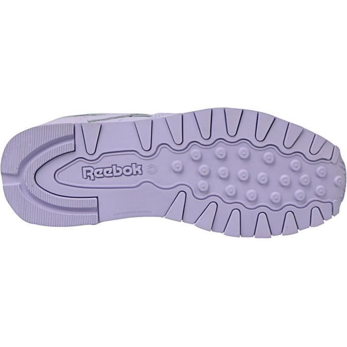 reebok classic leather enfant violet