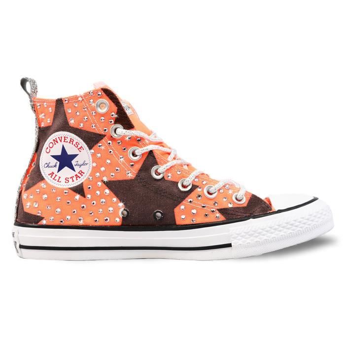 converse orange montante