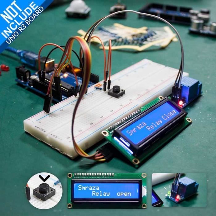 Basic Starter Kit with LCD 1602 (with IIC), Ultrasonic2