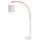 Lampadaire en bois et métal coloris Blanc - Dim :
