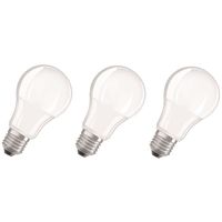 AMPOULE - LED OSRAM Lot de 3 Ampoules LED E27 standard dépolie 1 AMPOULE - LED OSRAM Lot de 3 Ampoules LED E27 standard dépolie 1