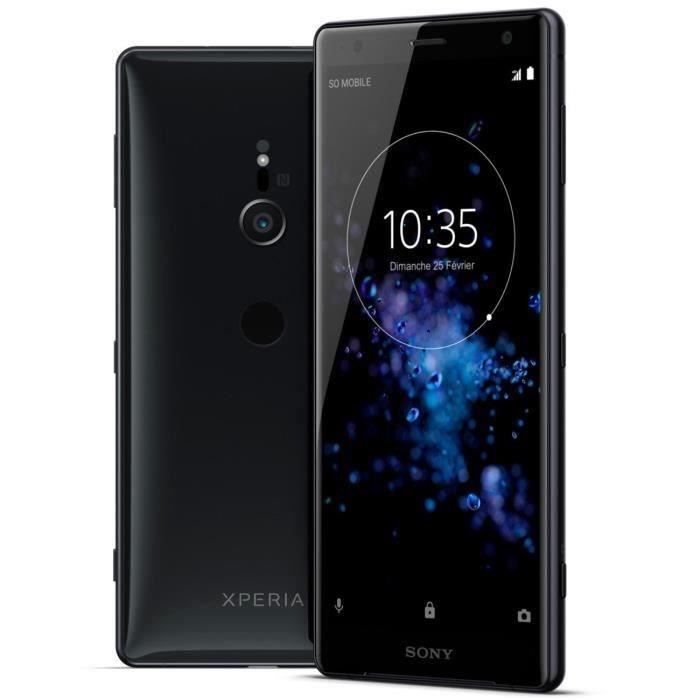 SONY Xperia XZ2 Noir + Casque WH-CH700N et Cover Touch offerts