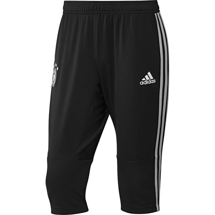 ADIDAS Pantacourt de Football DFB Allemagne - Homme - Noir et Blanc