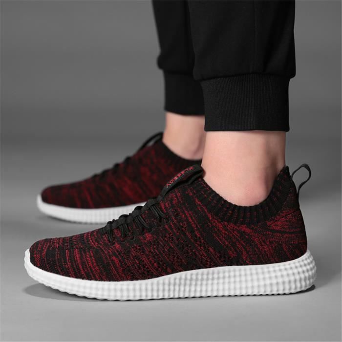 Homme Sneakers Ccy Basket Rouge Léger Antidérapant Résistantes Respirant bleu Luxe De gris Loisirs À Marque Poids Moccasins Chaussures dq0RqO