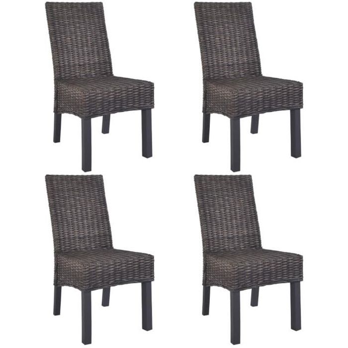 lot 4 chaise rotin - achat / vente pas cher