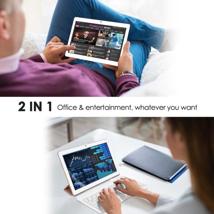  Tablette tactile K107 - 10.1" Pouces HD2