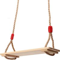 BALANÇOIRE - PORTIQUE Balançoire Siège de Bois 40x16x1,2cm Bouleau Jouet BALANÇOIRE - PORTIQUE Balançoire Siège de Bois 40x16x1,2cm Bouleau Jouet