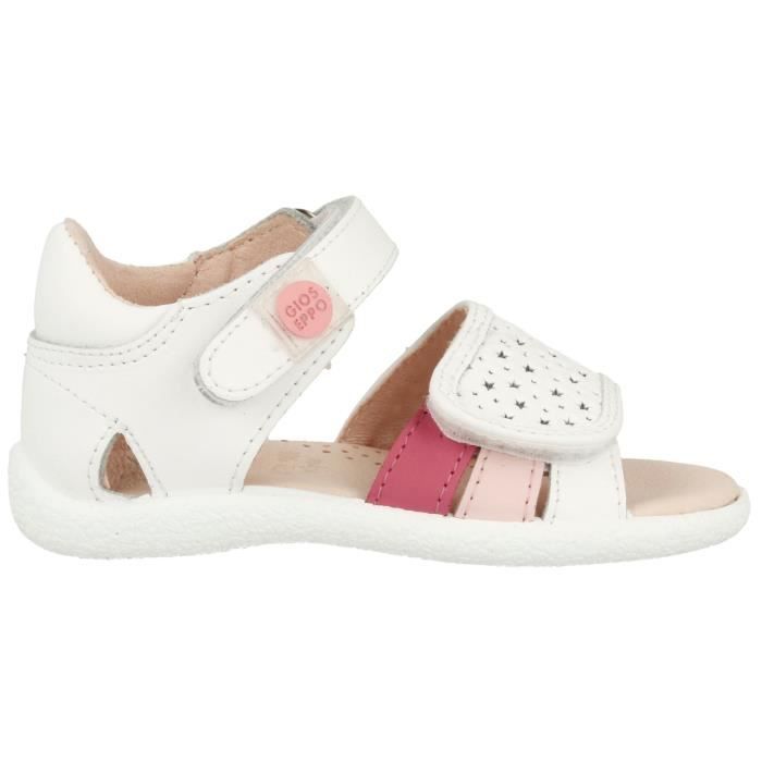 GIOSEPPO Sandales Cuir Blanc Bébé fille