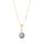 PERLINEA Collier Or Jaune 375° Diamants et Perle d