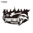 56x40cm Fortnite Etanche Autocollant Mural Autocollant Papier Peint - 56x40cm fortnite etanche autocollant mural autocollant papier peint diy decor a la maison noir 1