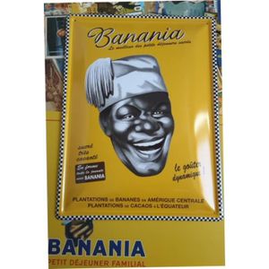 plaque retro banania