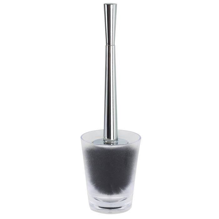SPIRELLA Porte balai WC Ma x Light - 40 x 12 x 12cm - Transparent