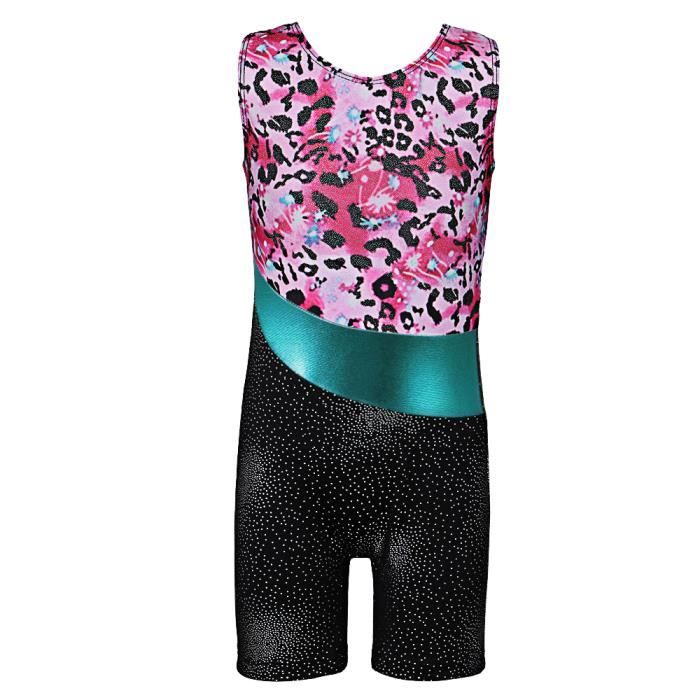 TFJH Justaucorps Gymnastique Fille Tutu Danse Classique Enfant Leotard