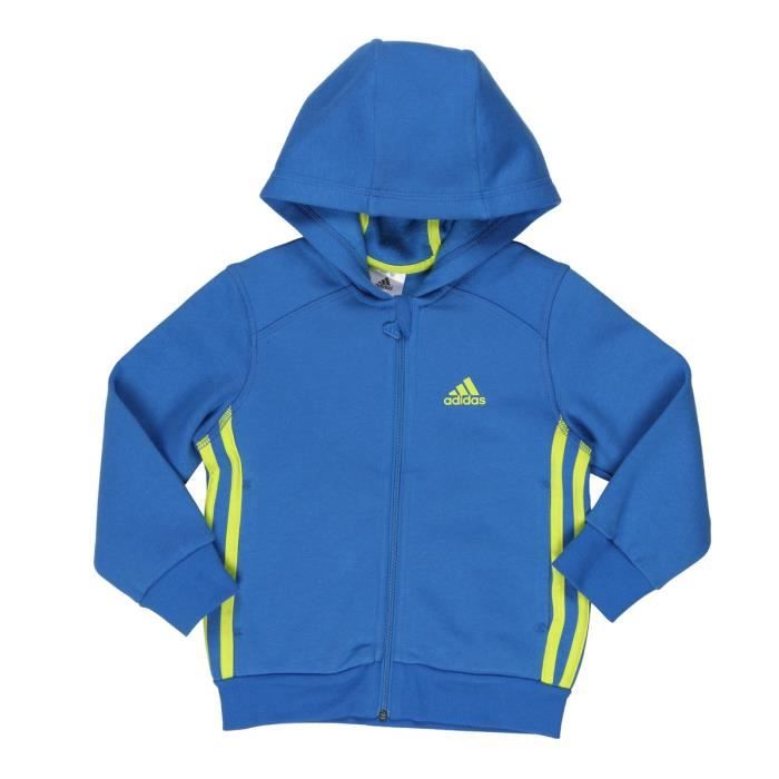 Zippée Adidas Vente Et Jaune Veste Achat Bleu Enfant Garçon 6Z15qZw