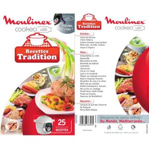 PIÈCE DE PETITE CUISSON Clé USB Recettes Tradition pour Cookéo USB , MOULI. \u2039\u203a