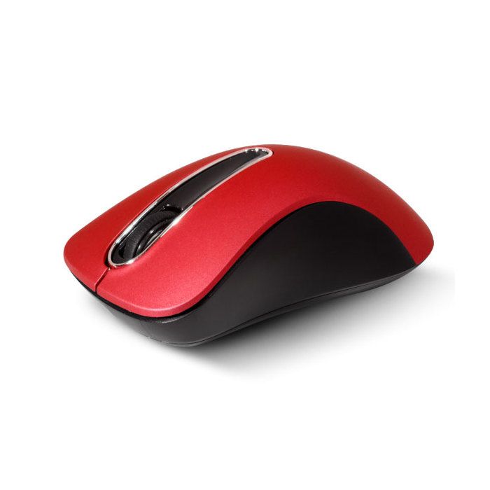 ADVANCE Souris Shape 3D S-3DW-BK - Sans fil - Optique - 3 Boutons - 1600 DPI - PC - Rouge