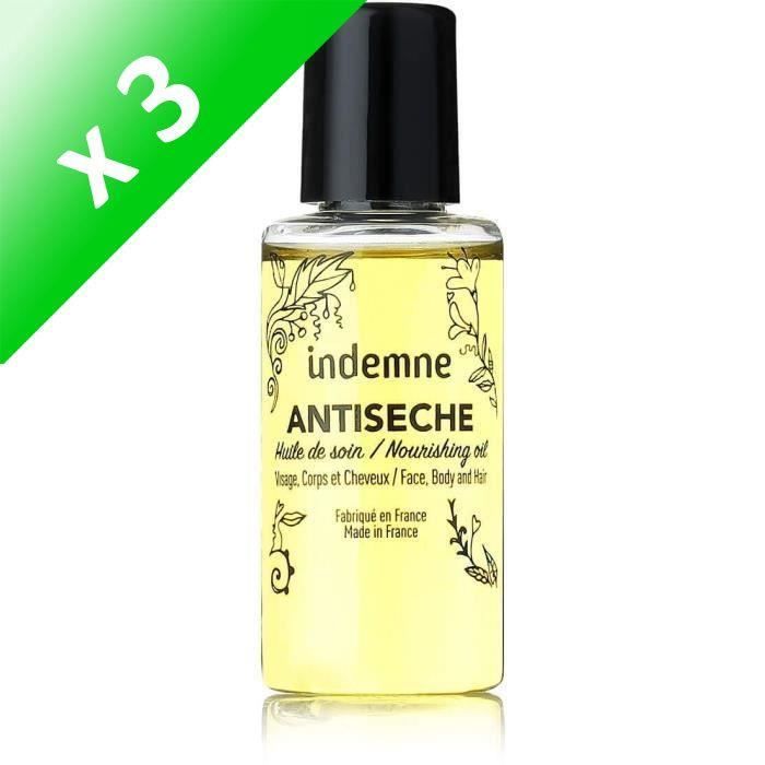 Produit shopeco.fr : Lot De 3 - Lotion Antisèche - Huile de soin multiusage visage, corps, cheveux