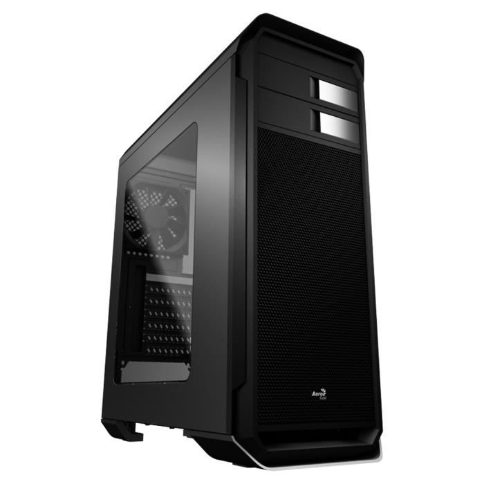 Aerocool Boîtier PC Aero-500 - Noir - Moyen Tour - Fenêtre