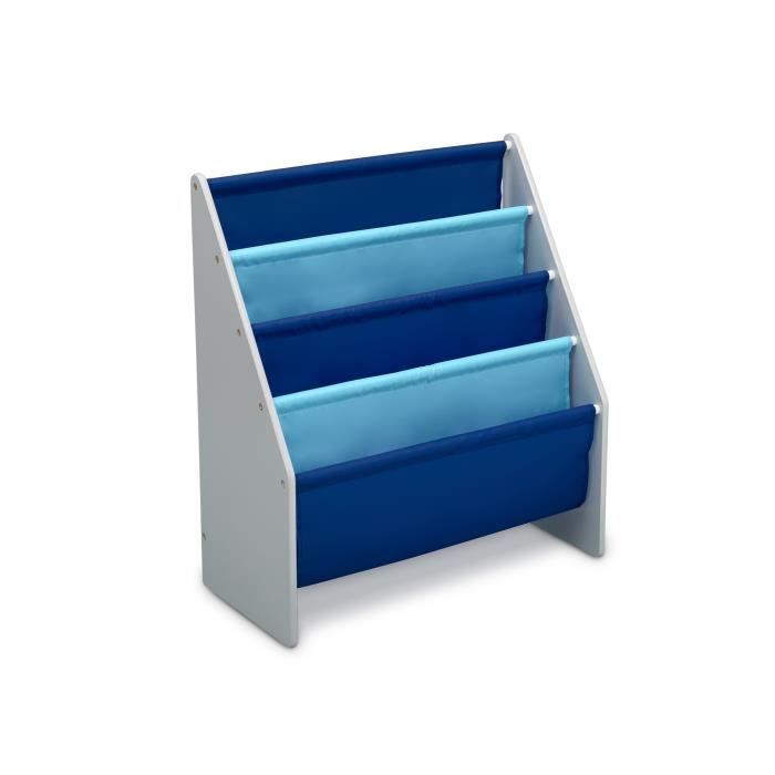 DELTA KIDS - Rangement enfant bibliothèque gris bleu