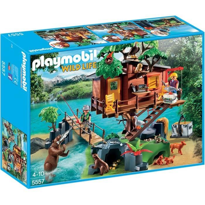 PLAYMOBIL 5557 - Wild Life - Cabane des aventuriers dans les arbres