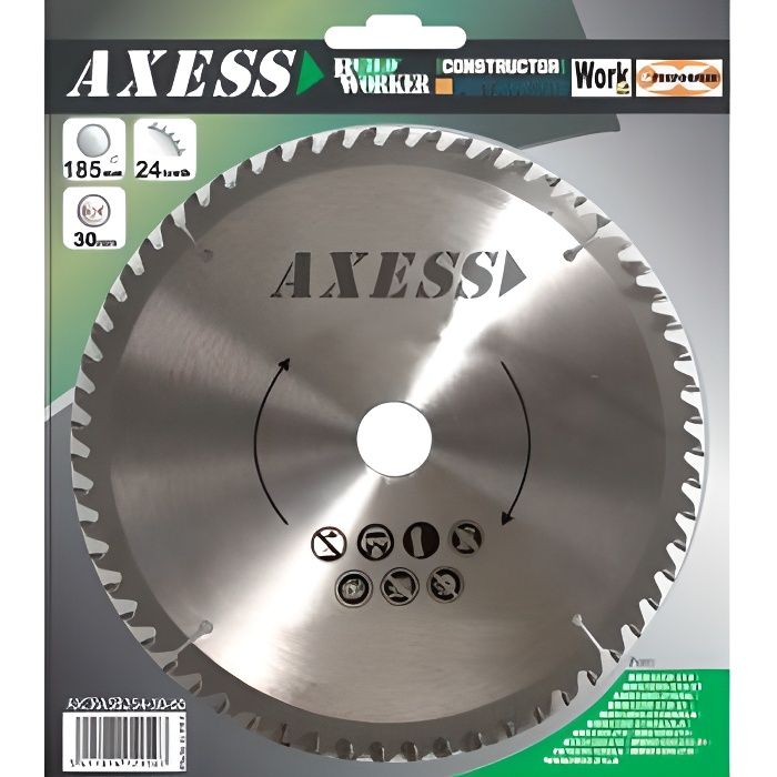 AXESS LAME DE SCIE 185MM   LAME DE SCIE 185MM Convient pour CBSC1300