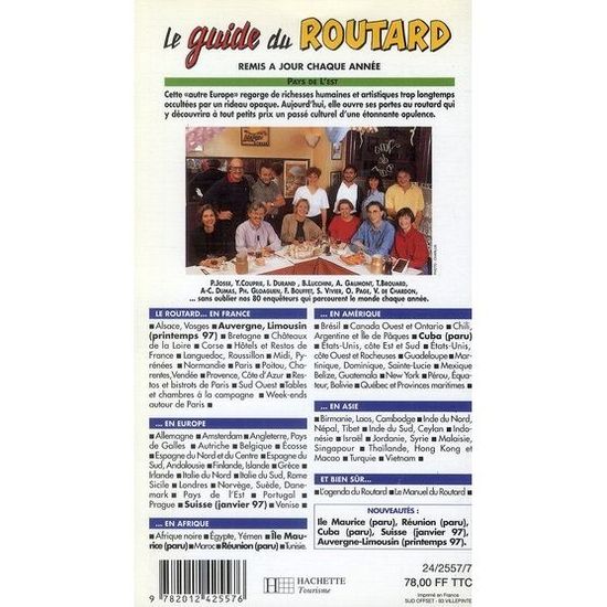 Guide Du Routard Pays De Lest édition 19971 Achat - 