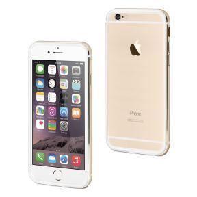 MUVIT Bumper pour Apple Iphone 6 / 6s - Aluminium Or
