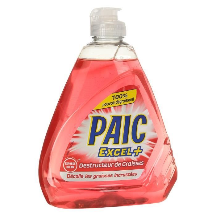 PAIC Liquide vaisselle - Destructeur de graisse - 500 ml