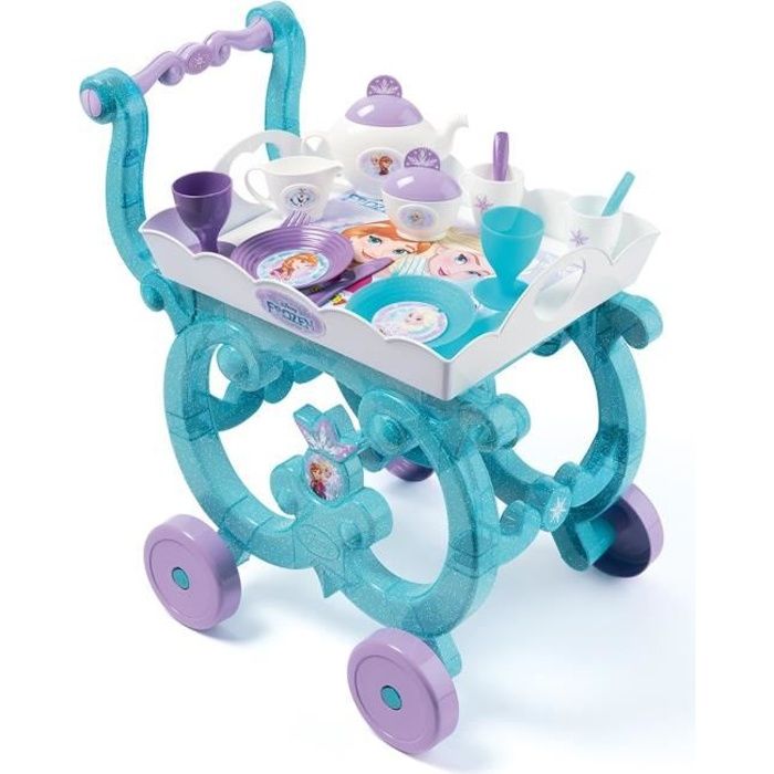 LA REINE DES NEIGES Smoby Desserte XL + Accessoires