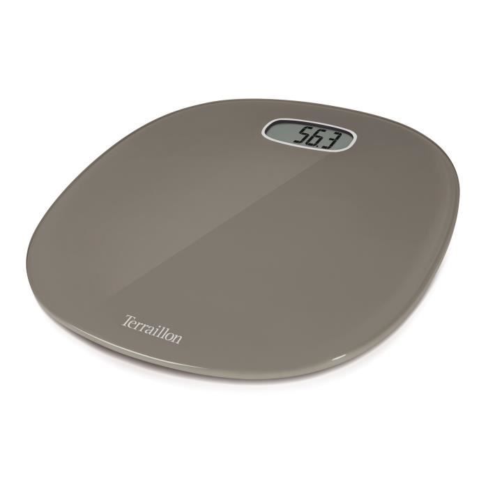TERRAILLON Pèse personne Pop One Brun