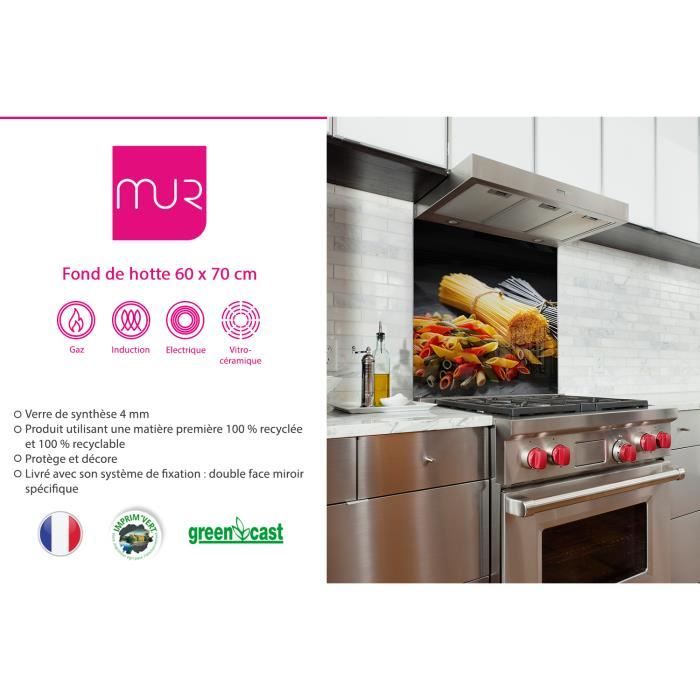 Fond de hotte "Variétés de pâtes3