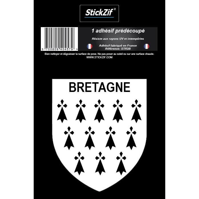 STICKZIF 1 Adhésif Blason Bretagne STR2B